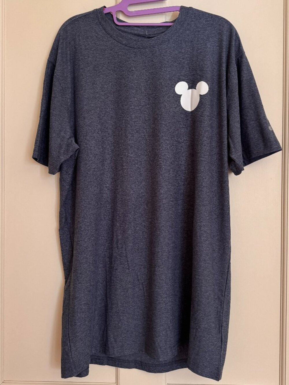 Walt Disney World Icon Mickey Mens Colosseum Short Sleeve Tee Blue Size XL NWT